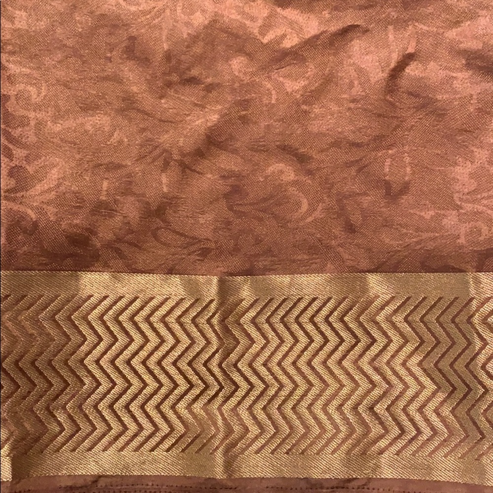 New Cotton and Silk mix Indian Saree with Gold